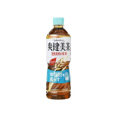 コカ・コーラ 爽健美茶 健康素材の麦茶 ペット 600ml